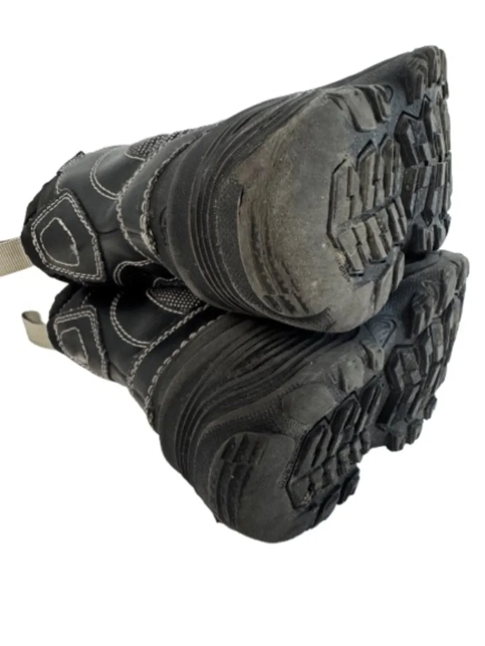 The North Face Black Kids Winter Snow Boots with Drawcord